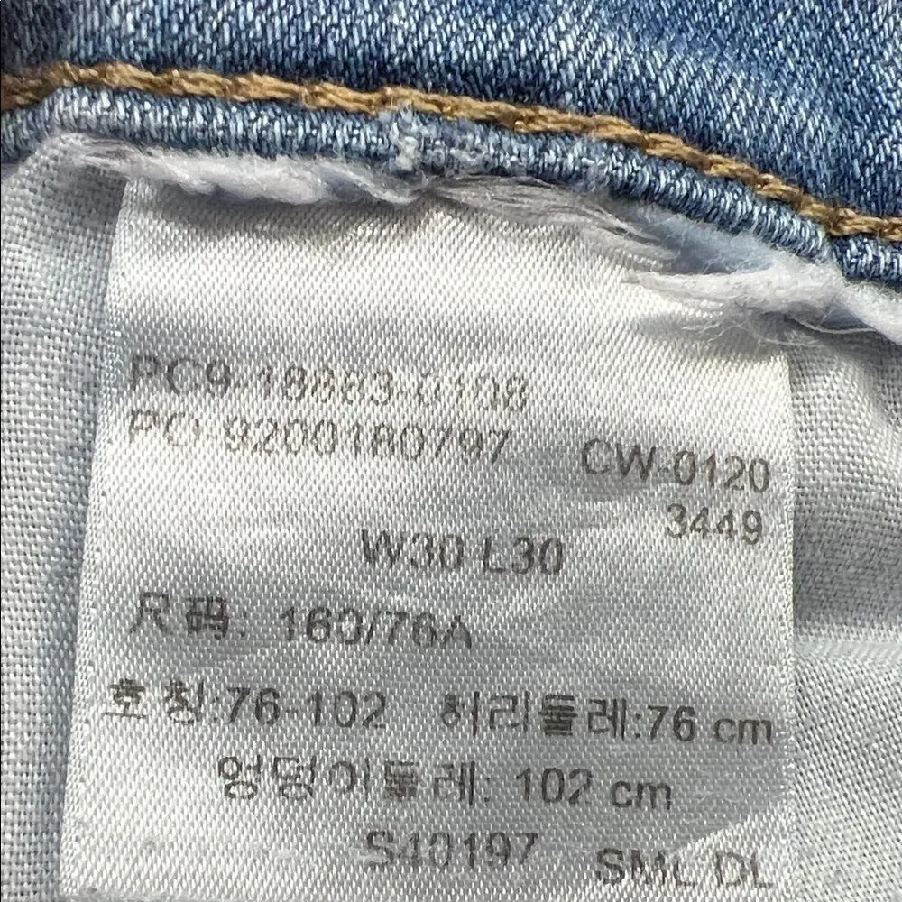Classic Levi’s Blue Men's Straight Jeans